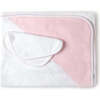 Hooded Towel, Pink - Bath Towels - 1 - thumbnail