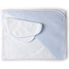 Hooded Towel, Blue - Bath Towels - 1 - thumbnail