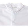 Soft Footie With High Collar, White - Rompers - 4
