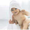 Hooded Towel, White - Bath Towels - 2