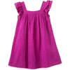 Everly Flutter Sleeve Dress, Vivacious Pink - Dresses - 1 - thumbnail