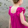 Everly Flutter Sleeve Dress, Vivacious Pink - Dresses - 2