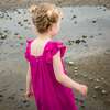 Everly Flutter Sleeve Dress, Vivacious Pink - Dresses - 5