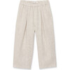 Morgane Linen Soft Pant, Oatmeal - Pants - 1 - thumbnail