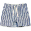 Remi Linen Beach Shorts, Double Stripe - Shorts - 1 - thumbnail