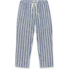 Paul Linen Slim Pant, Double Stripe - Pants - 1 - thumbnail