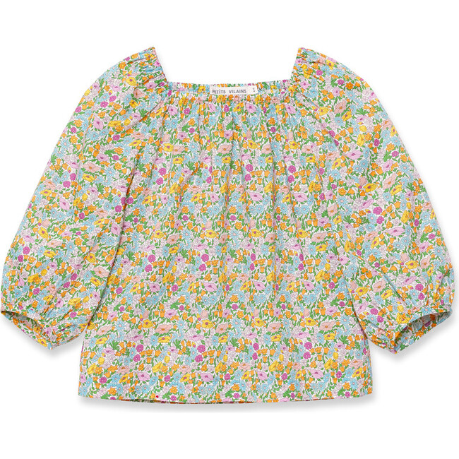 Amelie Liberty Tana Lawn Blouse, Poppy Forest Pink