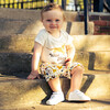 Jungle Friends Bamboo Shorts, Cream - Shorts - 3