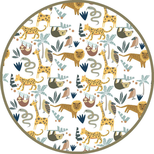Jungle Friends Bamboo Bloomers, Cream - Bloomers - 2
