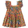 Chloe Dress, Garden Floral Peach Soda - Dresses - 1 - thumbnail