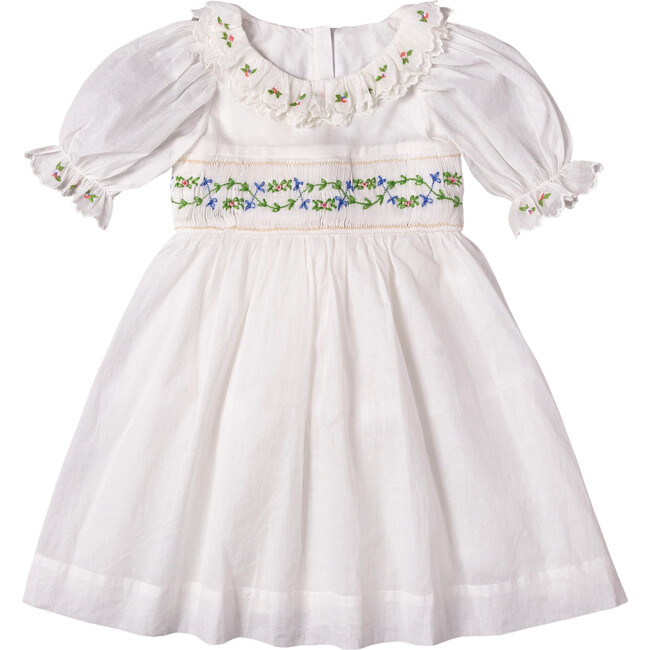 Aubrie Dress, Bright White