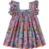 Chloe Dress, Garden Floral Hyacinth - Dresses - 1 - thumbnail