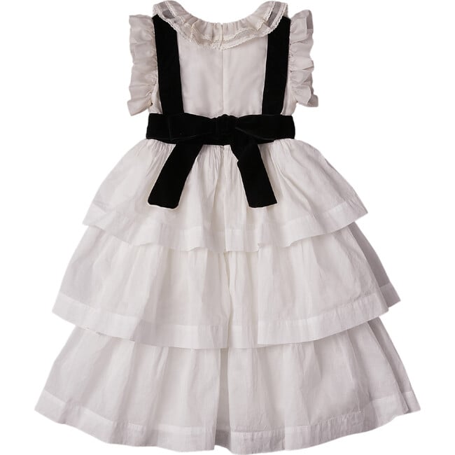 Delilah Dress, Bright White - Dresses - 4