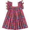 Chloe Dress, Garden Floral Magenta - Dresses - 4