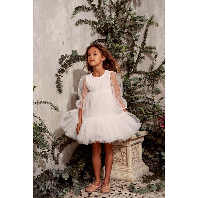 Alice Dress, Bright White - Dresses - 5