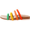 Women's Gloria Suede Slip-On Strappy Sandal, Rainbow - Sandals - 1 - thumbnail