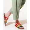 Women's Gloria Suede Slip-On Strappy Sandal, Rainbow - Sandals - 2 - thumbnail