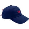 Lobster Bow Baseball Hat, Nellie Navy - Hats - 1 - thumbnail