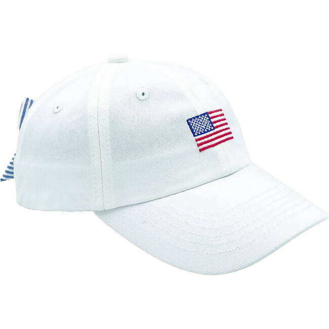 USA Bow Baseball Hat, Winnie White