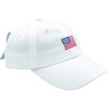 USA Bow Baseball Hat, Winnie White - Hats - 1 - thumbnail