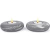 Platz Swirl Tealight, Smoke - Menorahs & Candles - 1 - thumbnail