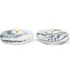 Platz Swirl Tealight, Midnight - Menorahs & Candles - 1 - thumbnail