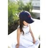 Lobster Bow Baseball Hat, Nellie Navy - Hats - 4