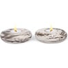 Platz Swirl Tealight, Cocoa - Menorahs & Candles - 1 - thumbnail