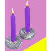 Platz Swirl Candlestick, Smoke - Menorahs & Candles - 2