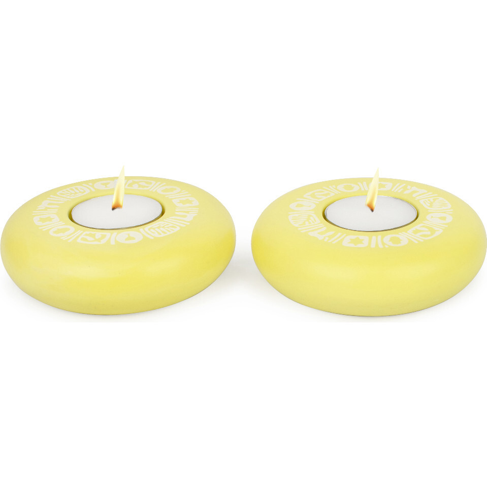 Platz Candy Tealight, Marigold Motif - Menorahs & Candles - 1