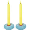 Platz Candy Candlestick, Magen David Aquamarine - Menorahs & Candles - 1 - thumbnail