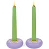 Platz Candy Candlestick, Magen David Lavender - Menorahs & Candles - 1 - thumbnail