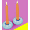 Platz Candy Candlestick, Magen David Aquamarine - Menorahs & Candles - 3