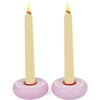 Platz Candy Candlestick, Shabbat Shalom Rose - Menorahs & Candles - 5