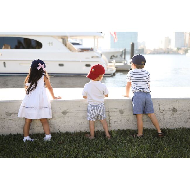Pirate Ship Baseball Hat, Ruby Red - Hats - 4
