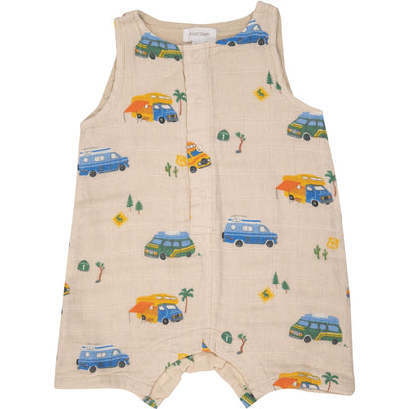 Vintage Camper Vans Shortie Romper - Rompers - 1