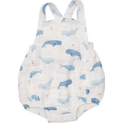Whale Hello There Retro Sunsuit - Rompers - 1