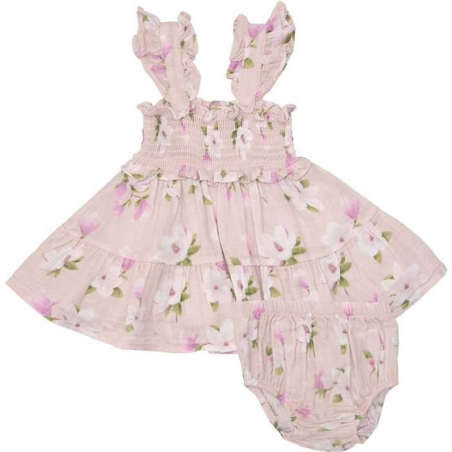 Twirly Sundress & Diaper Cover - Cottage Climbing Floral main image 1