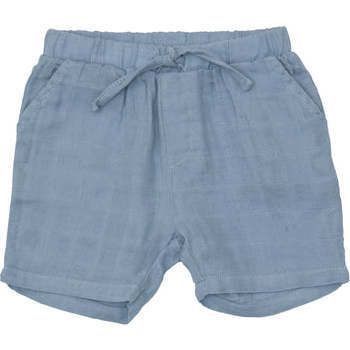 Solid Muslin Chambray Short - Shorts - 1