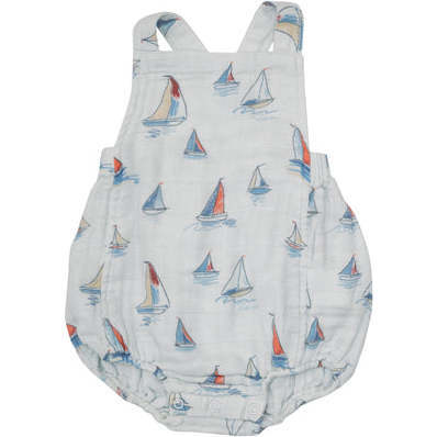 Sketchy Sailboats Retro Sunsuit - Rompers - 1
