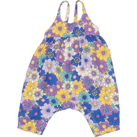 Retro Cosmos Tie Back Romper