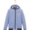 Spie Bike Zip-Up Hoodie, Purple Blue - Sweatshirts - 1 - thumbnail