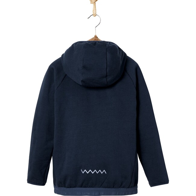 Spie Bike Zip-Up Hoodie, True Navy - Sweatshirts - 2