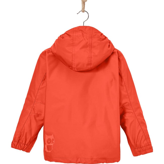 Chip Rain Jacket, Red Orange - Raincoats - 4