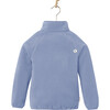 Avan Bio-Fleece Jacket, Purple Blue And Dove Gray - Fleece & Sherpa Jackets - 2 - thumbnail