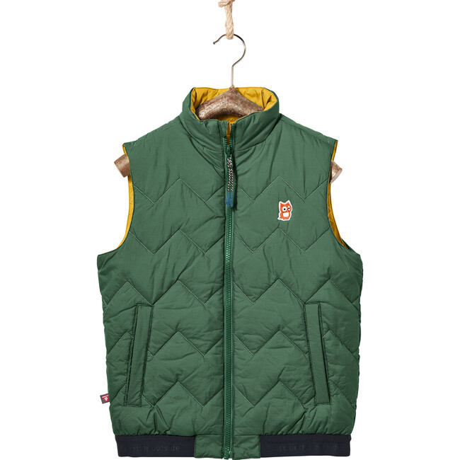 Icon Reversible Primaloft Vest, Grey - Vests - 2