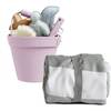 Bucket and Sand Free Towel Set, Dusty Pink - Water Toys - 1 - thumbnail