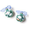 Around The World Plane Glass Ornament, Blue - Ornaments - 5