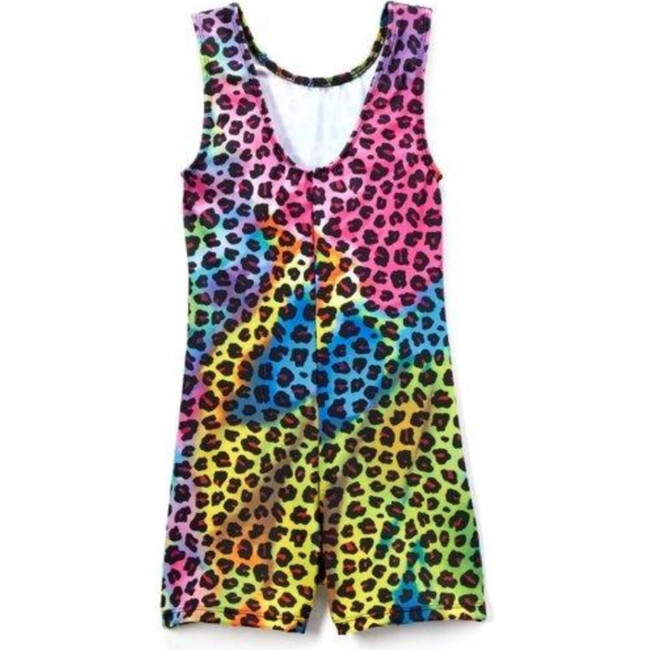 Rainbow Leopard Bike Uni - Leotard - 2
