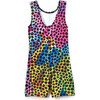 Rainbow Leopard Bike Uni - Leotard - 2